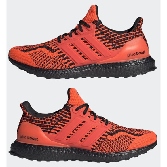 adidas Mens UltraBoost 5.0 DNA Running Shoes Solar Red/Black 9 M main image 8